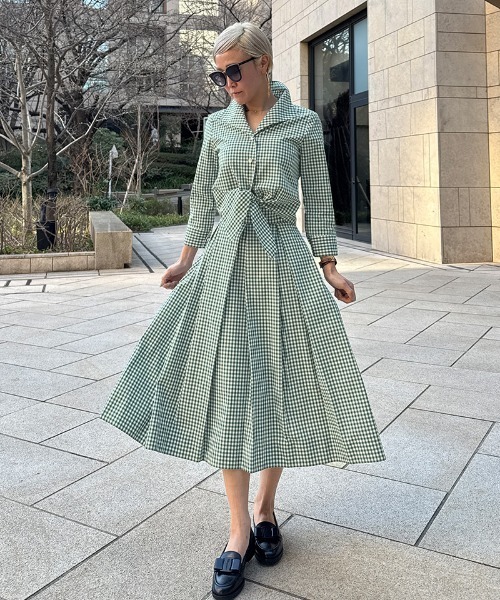 ☆最終値下げ☆ジェンヌ クラシックチェック ウール スカート 【公式通販】