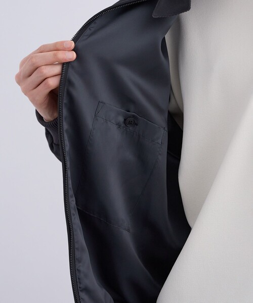 セットアップ着用可能】HARD GABARDINE スウィングトップブルゾン