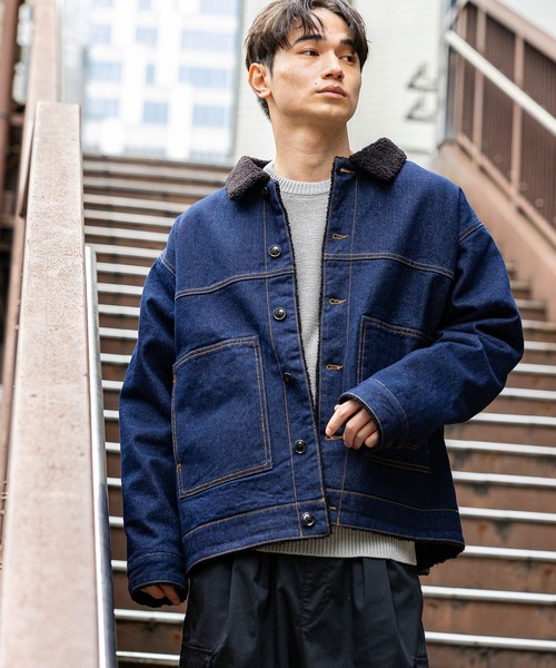 セール】裏ボアデニムジャケット / 601271（デニムジャケット