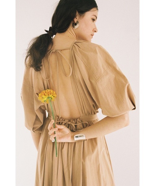 CLANE（クラネ）の「BACK SCHOEN GATHER ONE PIECE（ワンピース）」 - WEAR