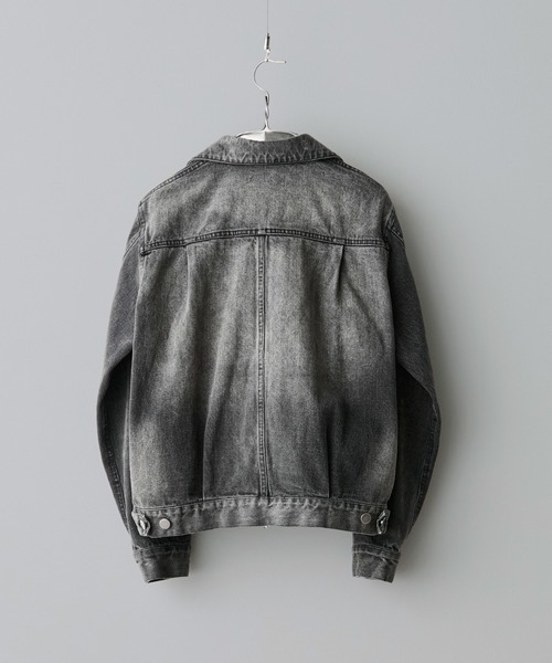 WYM LIDNM（ウィム バイ リドム）の「DENIM CROPPED ZIP TRUCKER JK