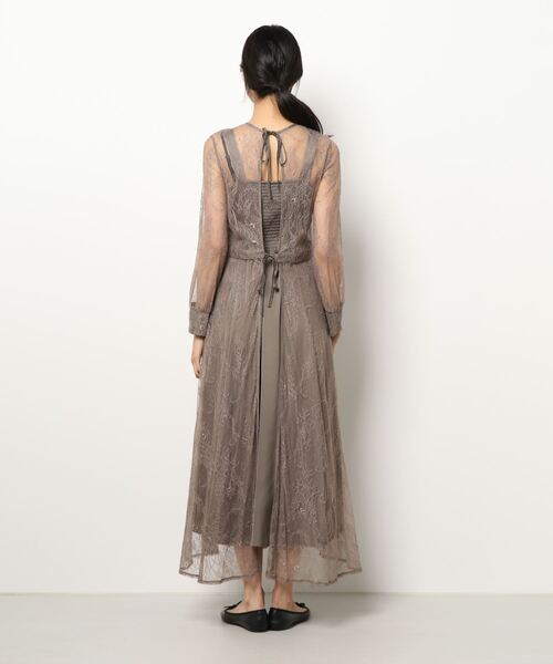 AIMER（エメ）の「【WEB限定】ロングレース2WAYパーティードレス