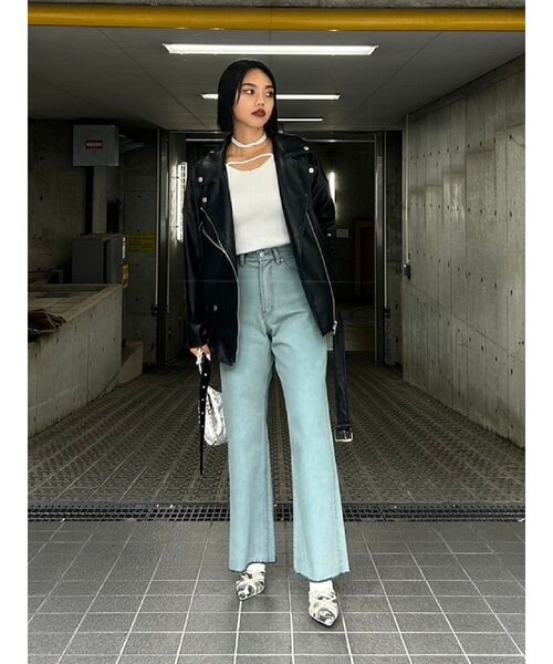 セール】ルーズシルエットライダース（ライダースジャケット）｜EVRIS