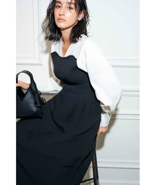 CELFORD（セルフォード）の「コクーンホールガーメントワンピース