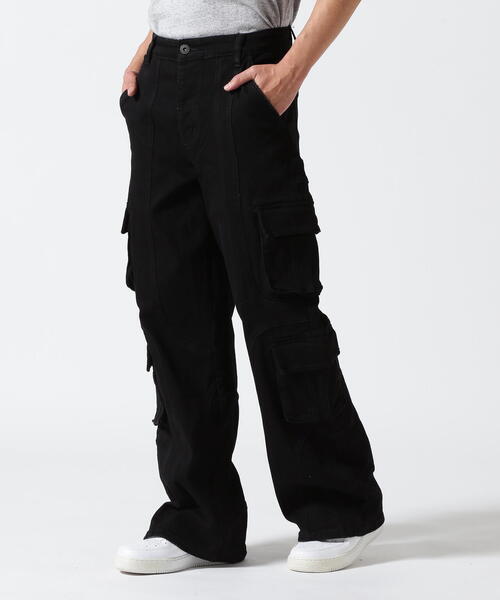 Valabasas /バラバサス/PATCH FADE BLACK BAGGY J（デニムパンツ