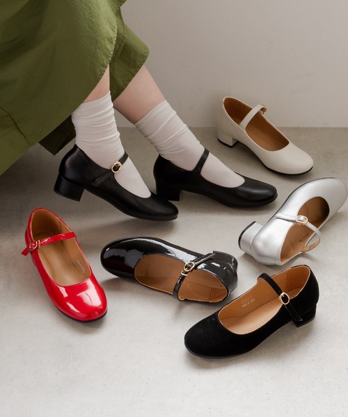 メリージェーン Mary Jane / ストラップ パンプス（パンプス）｜SVEC