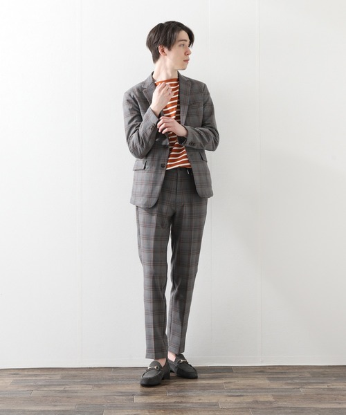 WEB限定'【ジャケット+パンツの2点セット】ドライタッチトロ チェック