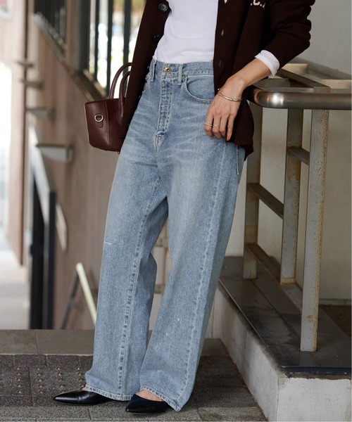 セール】≪ベストセラー≫デニムストレートパンツ2（デニムパンツ