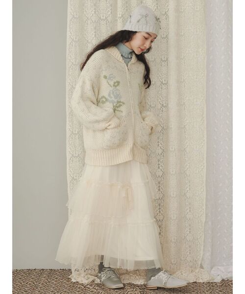 merry jenny（メリージェニー）の「roseカウチンニット / ローズ