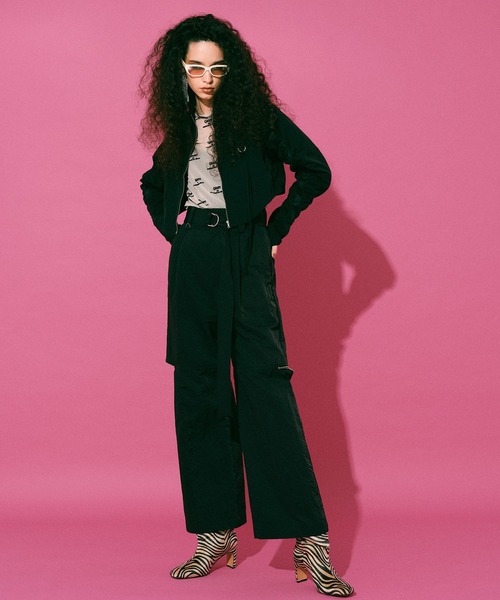 フロッキーグラムシアークルートップ【MAISON SPECIAL/メゾン