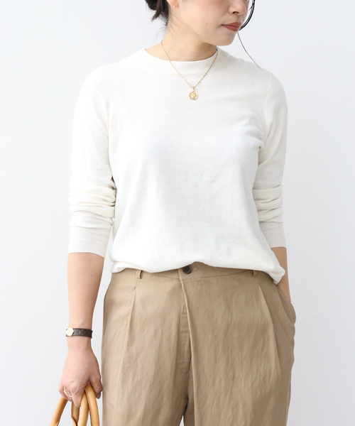 セール】BRONZER RICH クルーネックプルオーバー（ニット/セーター