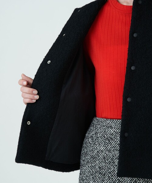 MACPHEE（マカフィー）の「シープパイル ノーカラーブルゾン（ブルゾン