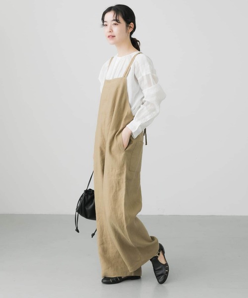 かぐれ（カグレ）の「リネンサロペット（サロペット/オーバーオール