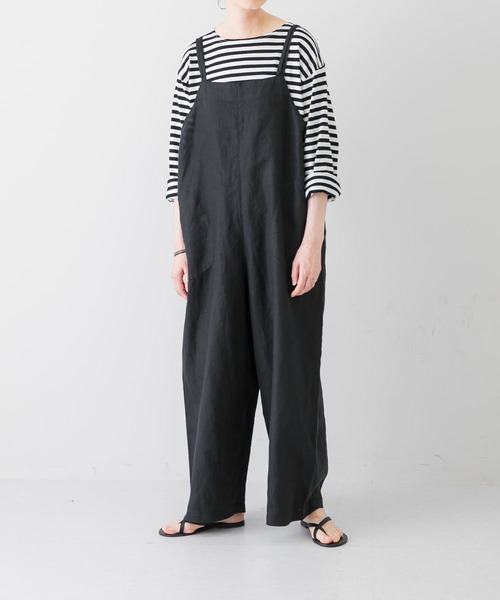 かぐれ（カグレ）の「リネンサロペット（サロペット/オーバーオール