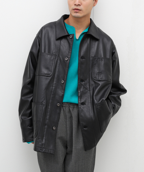 Schott / ショット】LAMB LEATHER COVERALL JACKET（ライダース