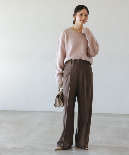 セール】YAKクルーネックプルオーバー（ニット/セーター）｜NOBLE