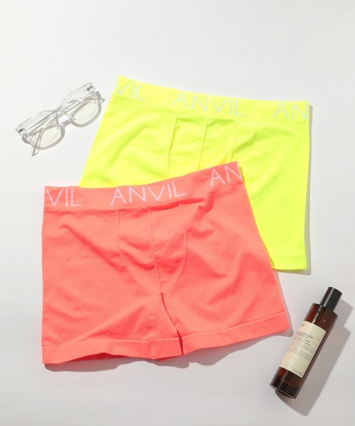 セール】【ANVIL】2Pナイロン成形ボクサー ANV73B2 MURS（ボクサー