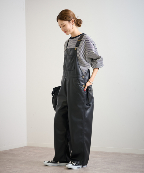 FRAMeWORK（フレームワーク）の「ミジンボーダーロンT（Tシャツ