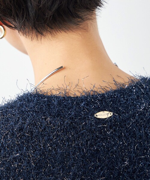 NOLLEY'S（ノーリーズ）の「《手洗い可能》ラメファンシーVネック