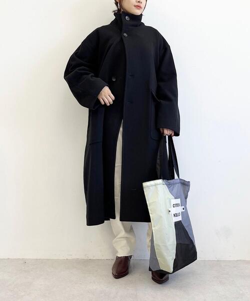 CITEN（シテン）の「＜CITEN＞スタンドカラー ロングコート（その他