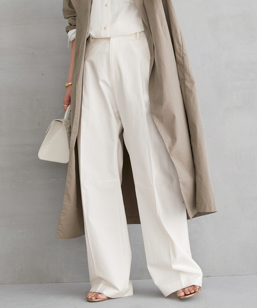 Deuxieme Classe（ドゥーズィエムクラス）の「TUCK CHINO ワイドパンツ