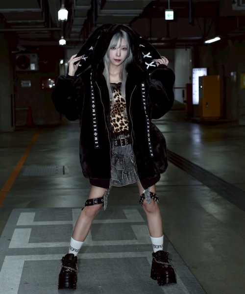 REFLEM（レフレム）の「『REFLEM/レフレム』うさ耳BIGファーパーカー