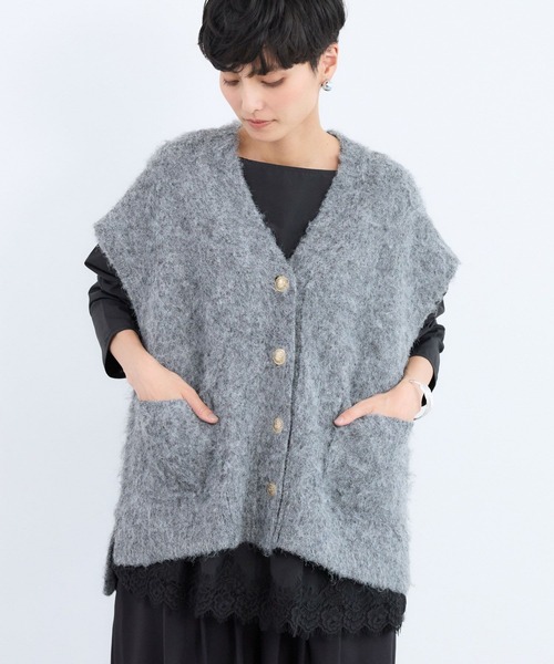 セール】BARNYARDSTORM / 起毛金ボタンベスト / ハンドウォッシャブル