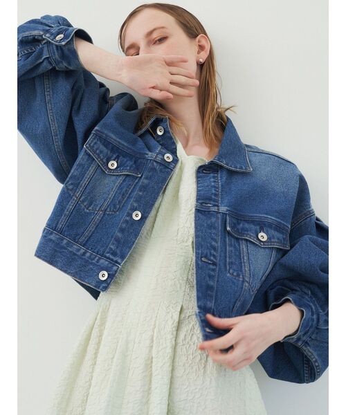ELENDEEK（エレンディーク）の「ボリュームスリーブデニムジャケット