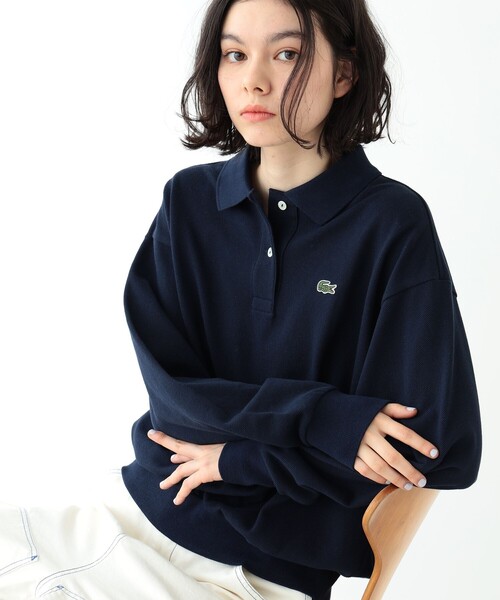 LACOSTE for BEAMS BOY / 別注 ロングスリーブ ポロシャツ