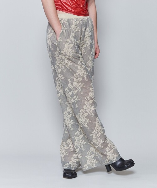 6（ロク）の「＜6(ROKU)＞ジャカード ニット パンツ（その他パンツ