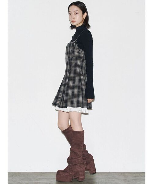 EMODA（エモダ）の「ルーズフレアカバーフィットブーツ（ブーツ）」 - WEAR