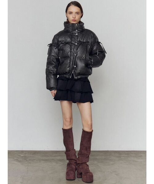 セール】ルーズフレアカバーフィットブーツ（ブーツ）｜EMODA（エモダ