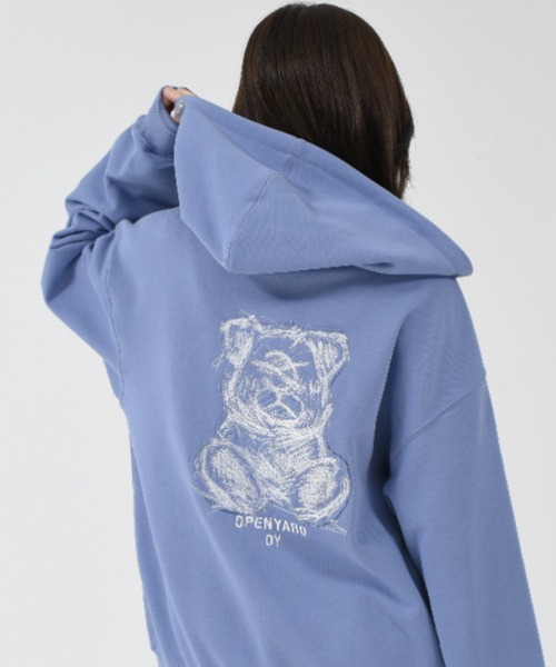 OY/オーワイ』 EMBROIDERED SKETCH DOLLY HOODIE ZIP UP/ エンブ