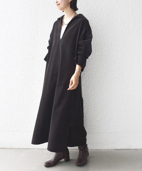 セール】【WEB限定】〈洗濯機可能〉スキッパー コーデュロイ