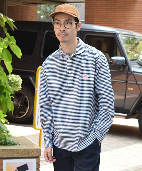 DANTON（ダントン）の「【DANTON/ダントン】丸衿ギンガムシャツ #JD