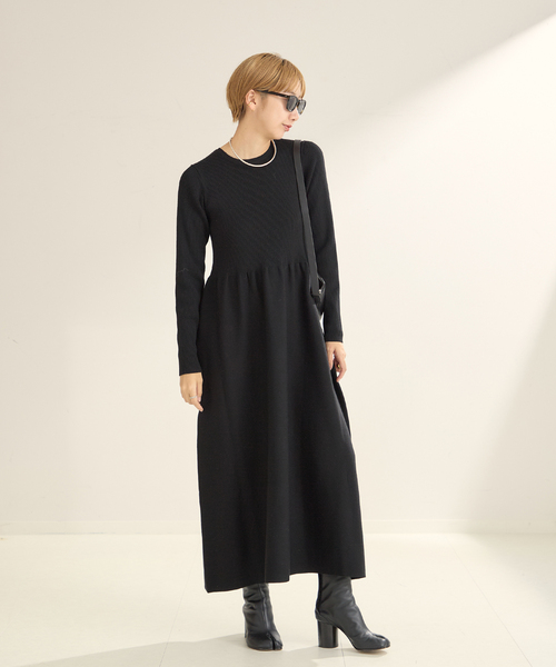 plage（プラージュ）の「rib combi ニット ドレス（ワンピース）」 - WEAR