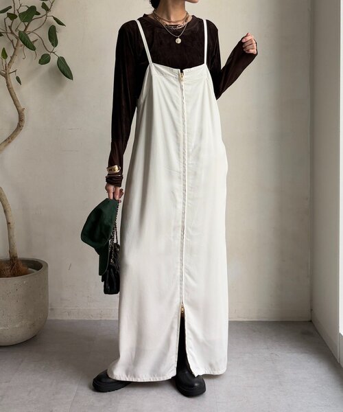 DouDou（ドゥドゥ）の「リヨセルデニムジャンスカ（ワンピース）」 - WEAR