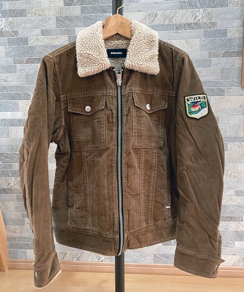 DIESEL（ディーゼル）の「コーデュロイ 裏ボア ランチジャケット W