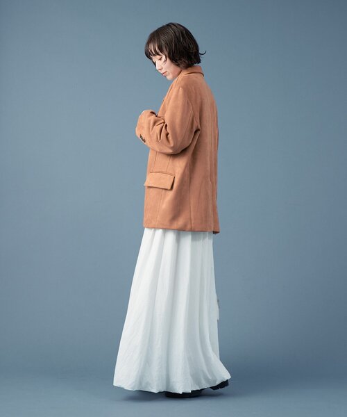 セール】フェイクスウェードジャケット（テーラードジャケット