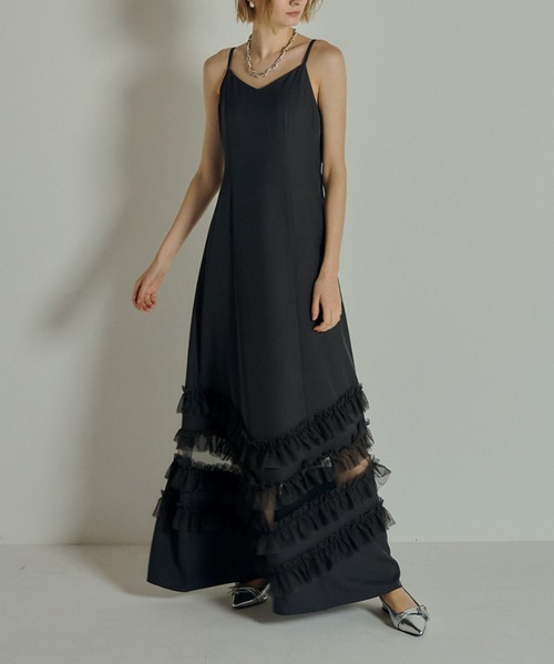 Transparent hem setup dress（ドレス）｜et.UNiVER（エトユニベール