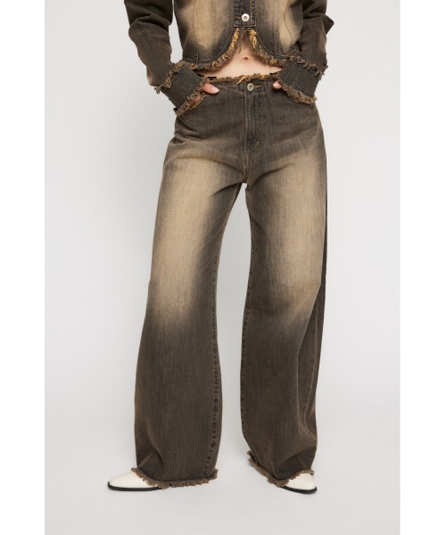 CUT OFF LOOSEY デニム（デニムパンツ）｜LAGUA GEM（ラグアジェム）の