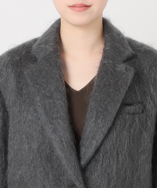 Noble（ノーブル）の「【NOBLE×L'AUBE BLANC】モヘアMIXシャギー