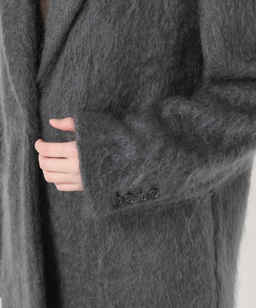 Noble（ノーブル）の「【NOBLE×L'AUBE BLANC】モヘアMIXシャギー