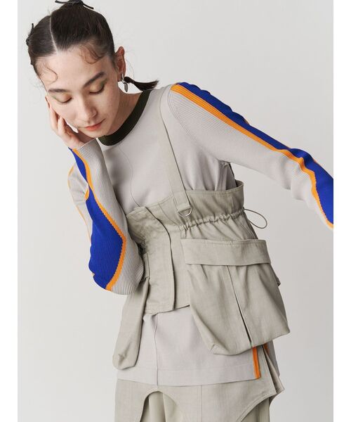 UN3D.（アンスリード）の「CORSET DETAIL BELT / コルセットディテール