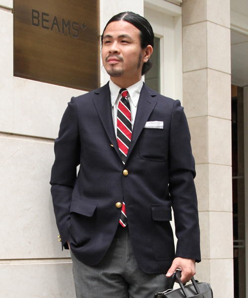 BEAMS PLUS（ビームスプラス）の「BEAMS PLUS / ネイビーブレザー（IJI