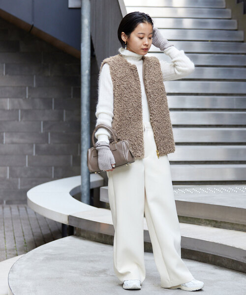 IENA（イエナ）の「フェイクファーベスト（ベスト）」 - WEAR