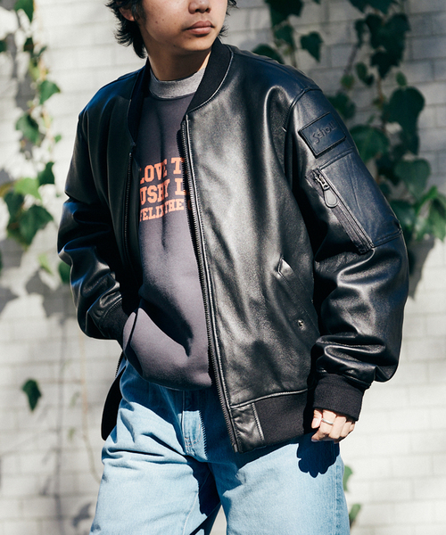 schott（ショット）の「【Schott / ショット】別注 LEATHER MA-1（MA-1