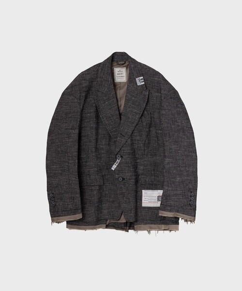 MIHARA YASUHIRO/ミハラヤスヒロ】SLUB NEP TWEED JACKET/スラブネップ