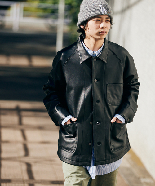schott（ショット）の「【Schott / ショット】別注 LEATHER COVERALL
