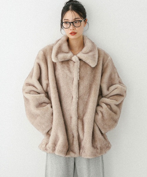 Heather（ヘザー）の「MIXファーミドルジャケット 604695（その他